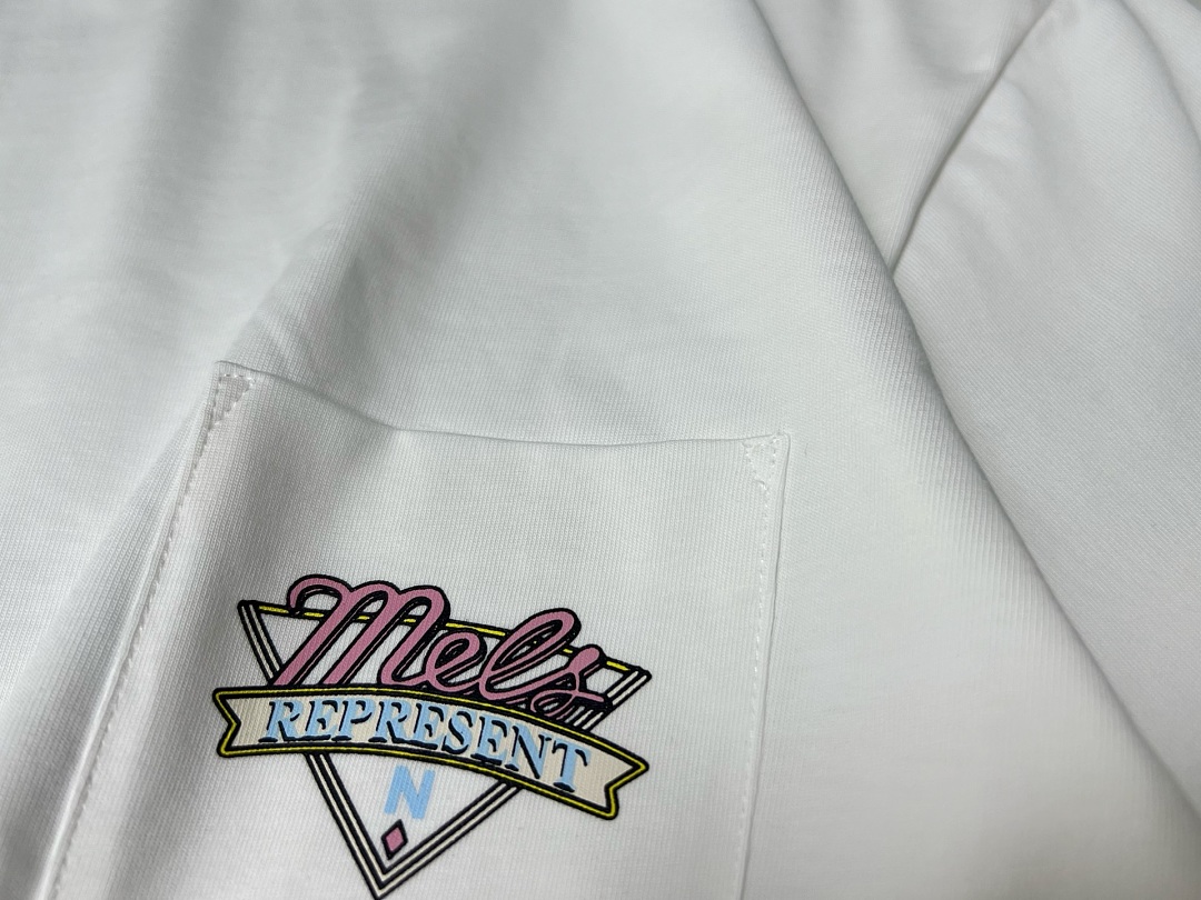 Represent 148 REPRESENT High Mens Womens Wide Washed Short Sleeve : S M L XL (White) - Image 19