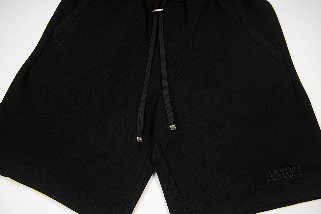 AMIRI 148 Logo Print Short Black Grey Cream Apricot S M L XL 9942# - Image 6