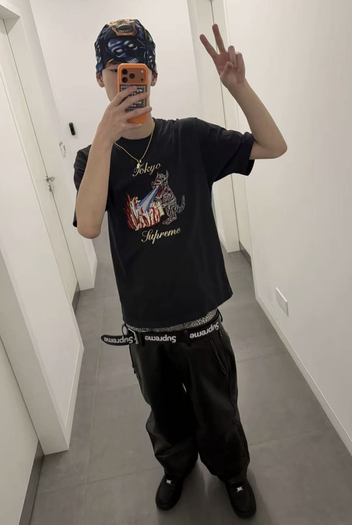 Supreme 178 SS26 MONSTER Tokyo Embroidered Small T Black White S-XL - Image 29