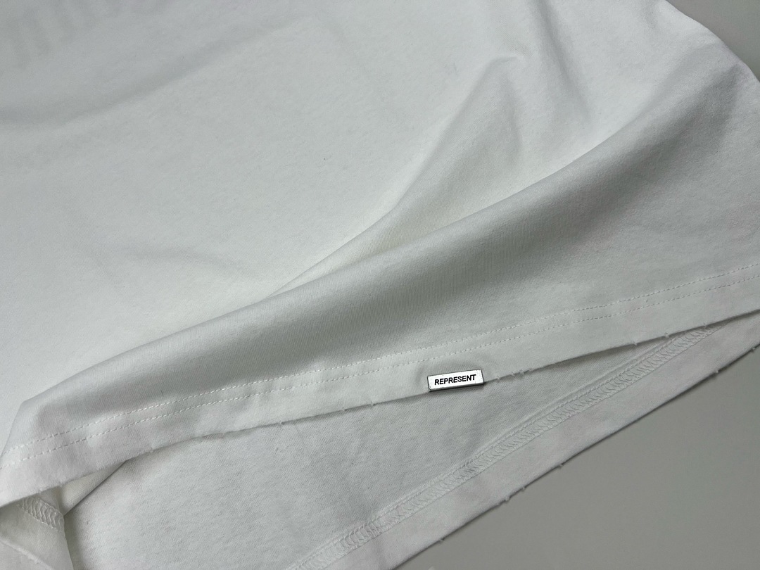 Off-White 128 REPRESENT New High Mens Womens Top Water Wide Short Sleeve T : S M L XL Off (White) - Image 19
