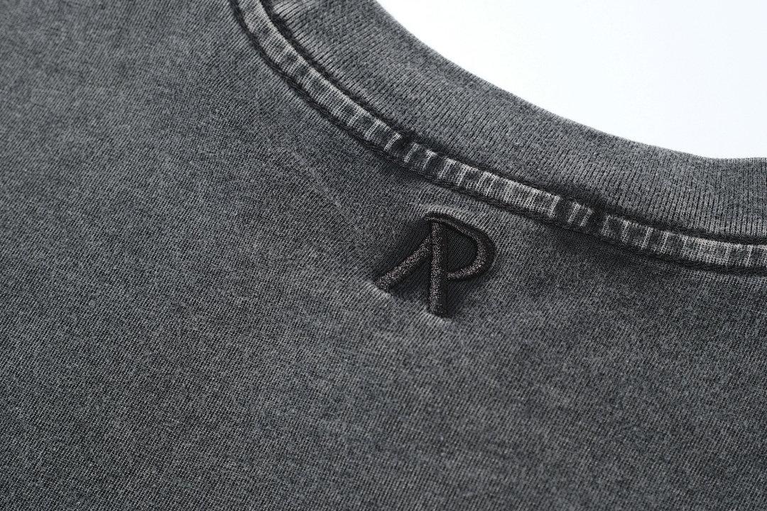 Represent 118 REPRESE Logo Embroidered Washed Short Sleeve T Sand Desert Yellow Black S-XL R3114# - Image 6
