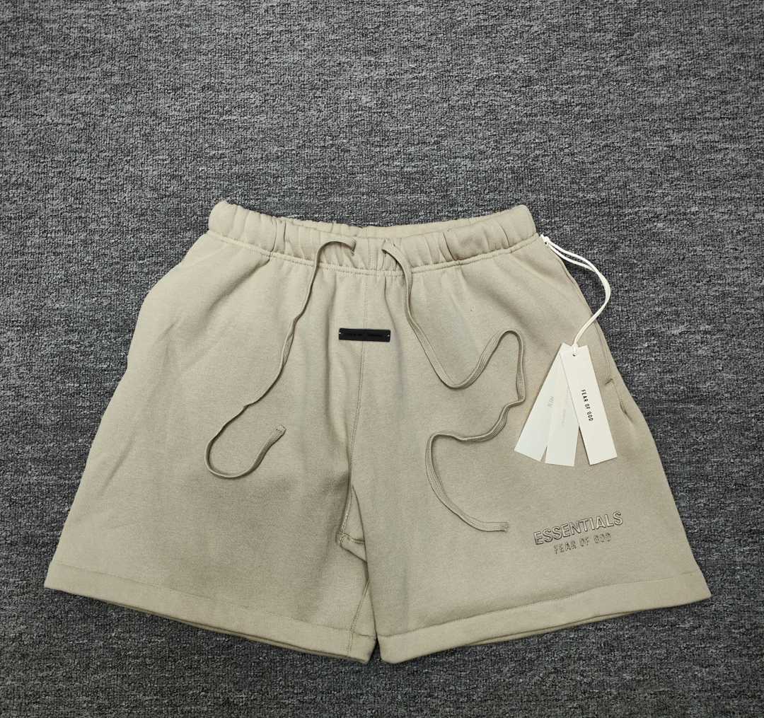 Essentials 148 Ess SS25 Classic Hoodie Label Print Short Silk Silver Gum Black Grey Brown Oatmeal XS-XL - Image 99