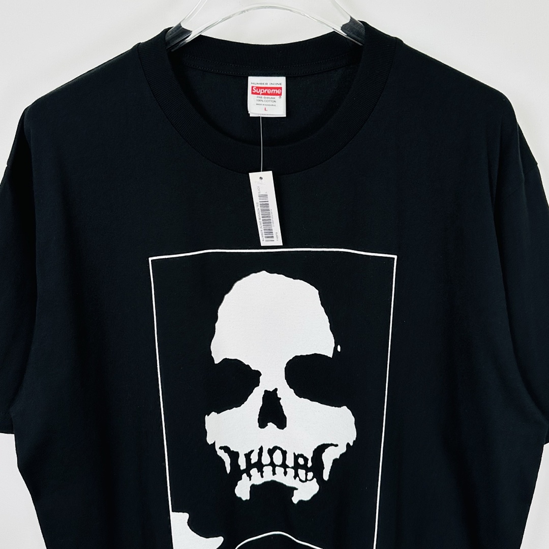 Supreme 138 NUMBER INE Collab MANSON TEE Top Print Short Sleeve Black White S (N) - Image 6