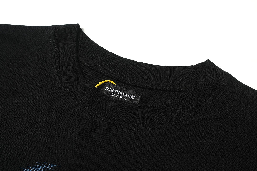 Unbranded 128 FA Print Short Sleeve T Black S-L 8315# - Image 4