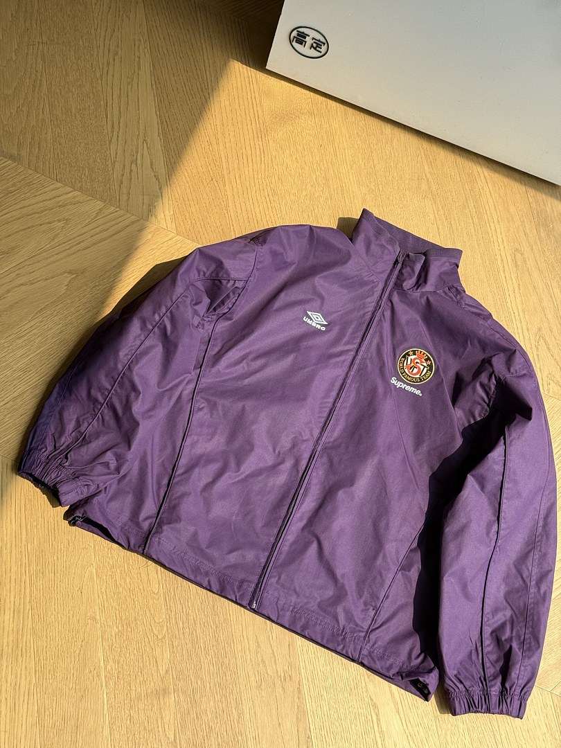 Balenciaga 438 SS26 WEEK1 Cotton Ripstop Track Jacket Black Off White Camo Purple S~XL - Image 35