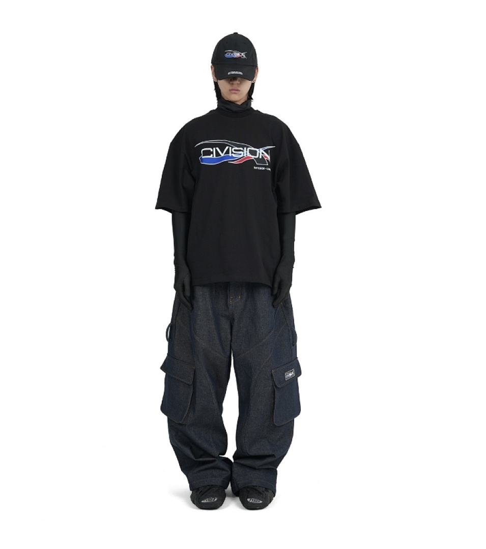 On Running 108 CIVISION By CSC Print LOGO Short Sleeve T Black 1 2 3 8033# - Image 23