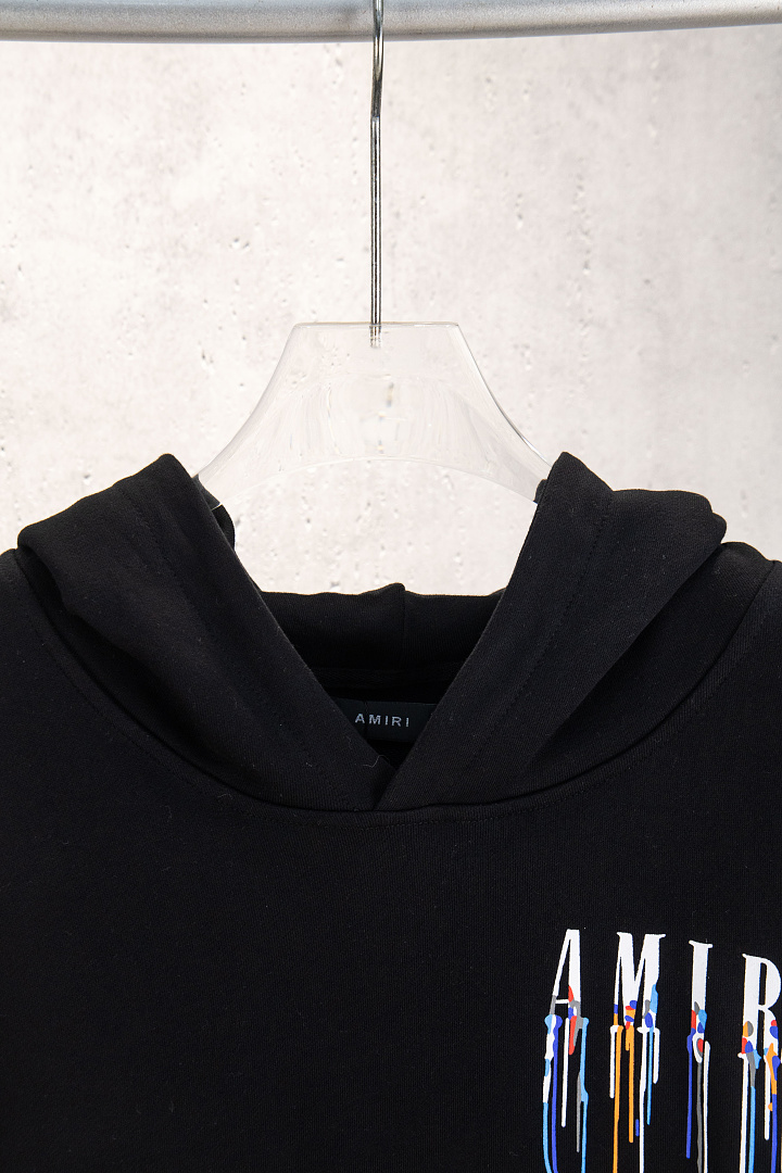 AMIRI 218 Wide Version Model Long Sleeve Black White S M L XL 605# - Image 36