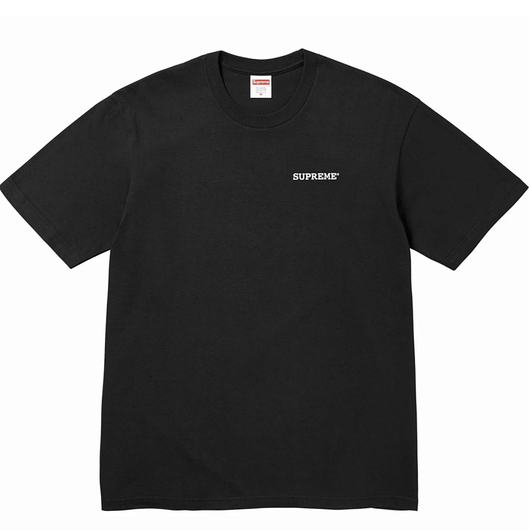 Supreme 108 Sup 24SS Patchwork Tee Color Logo Print T Black White S M L - Image 4