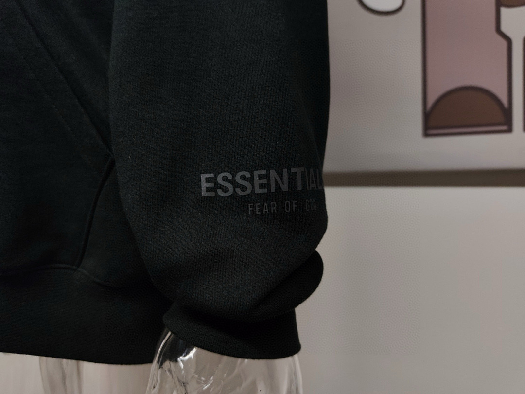 Essentials 228 ESS Gum LOGO Grey Black S-XL 6695 - Image 43
