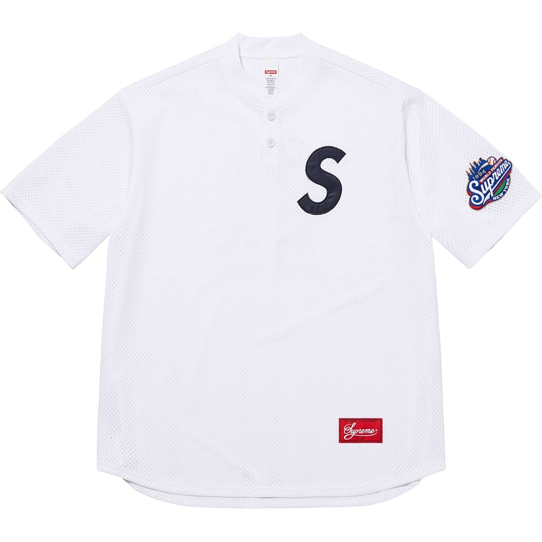 Bape 198 SS25 S LOGO BASEBALL HENLEY TEE Collar T (Black White Blue Pink Green Camo) - Image 8