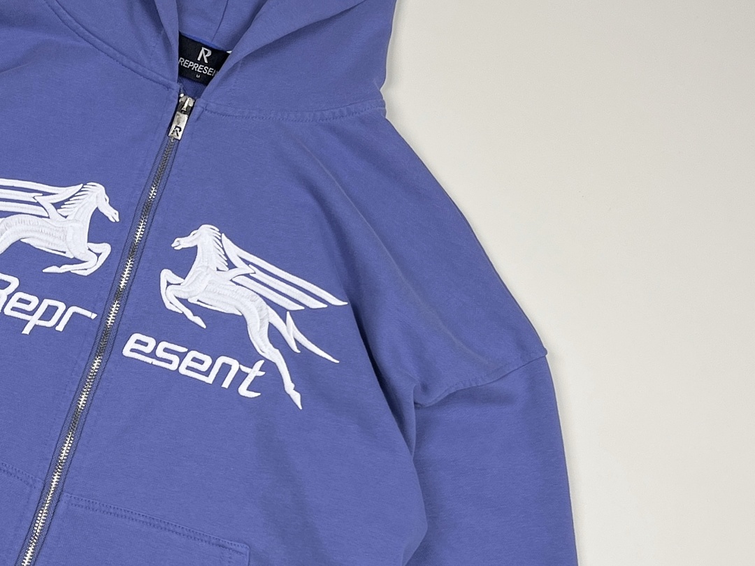 Represent 268 Represent Washed : S M L XL Mist (Blue) - Image 6