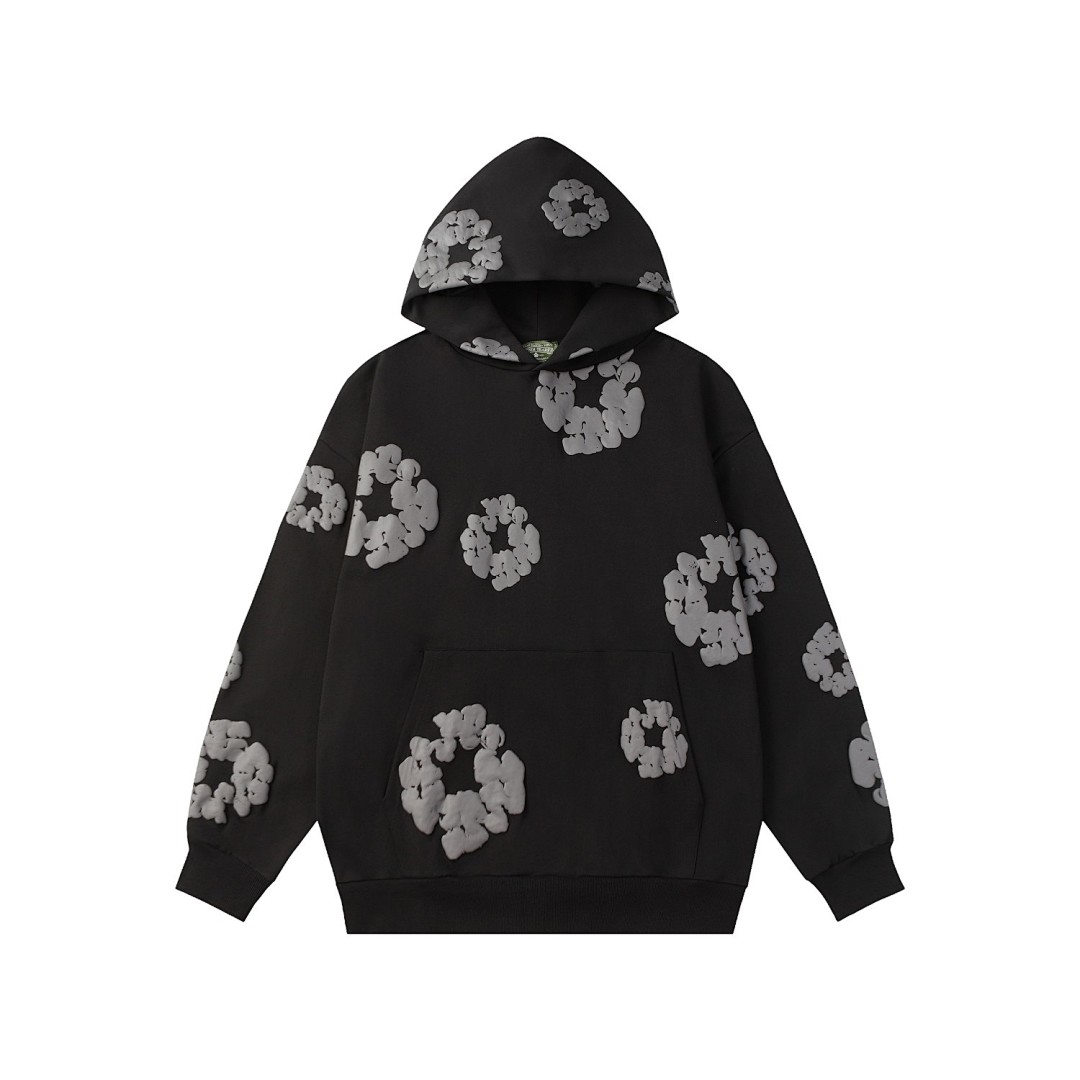 Unbranded 218 DENIM TEARS Cotton Floral Print Black Grey Blue Green Purple Red Orange Color Pink White Sky Coffee S-XL 6688# - Image 3