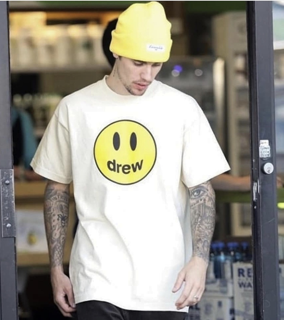 Drew House 88 DrewHouse JustinBieber Short Sleeve T Green Black White Yellow SMLXL D022# - Image 38