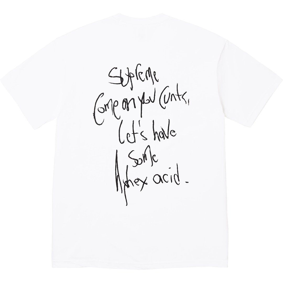Supreme 118 25SS Aphex Twin Tee Short Sleeve Black White S M L - Image 5