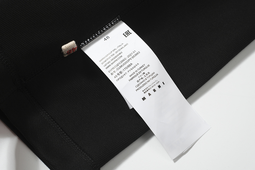 Ralph Lauren 168 Marni Double POLO Short Sleeve T Black 46 48 50 52 3273# - Image 13
