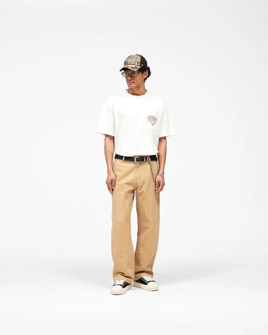 Represent 148 REPRESENT High Mens Womens Wide Washed Short Sleeve : S M L XL (White) - Image 34