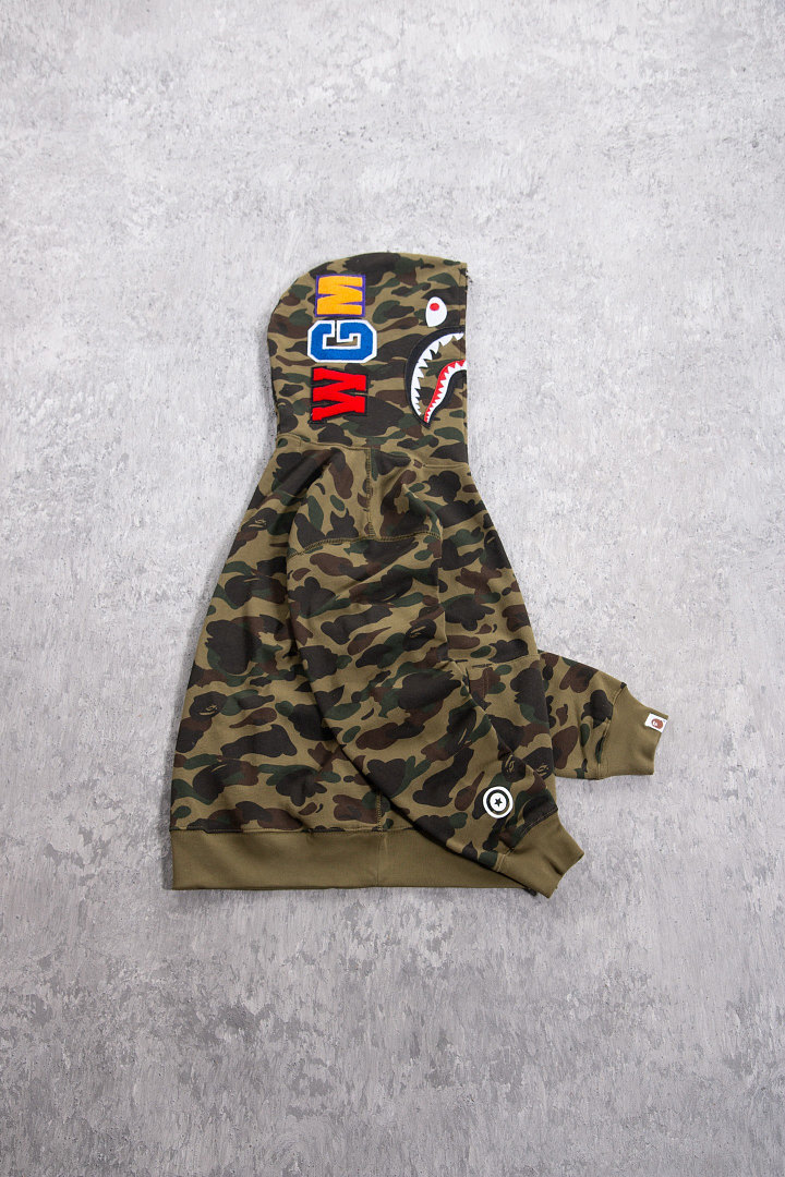 Bape 438 : Green Camo Red Yellow Purple Pink Blue Grey White Black S-XL - Image 4