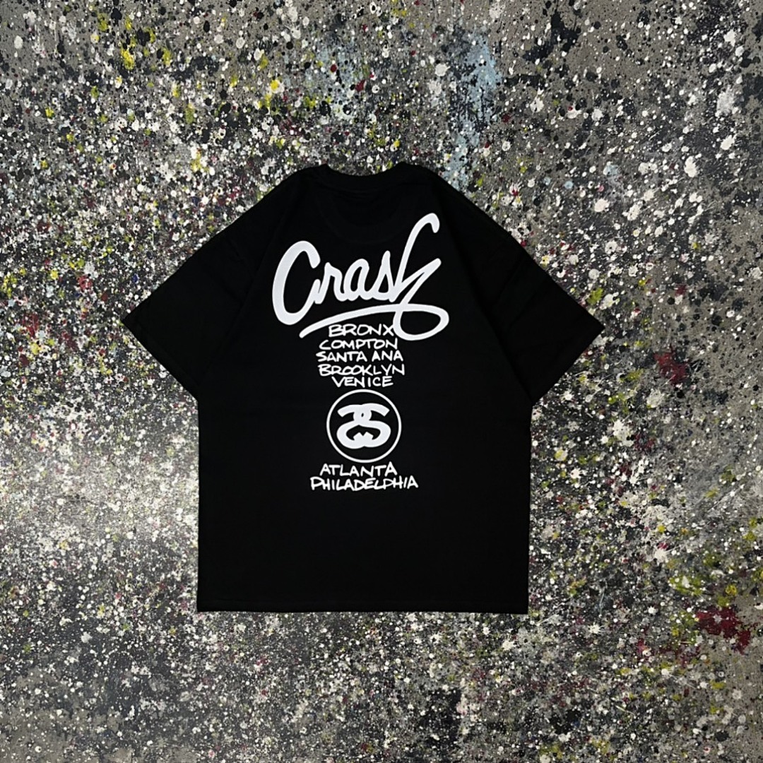 Stussy 108 Stu Short Sleeve T : Black White Grey S Ｍ L XL XXL - Image 4