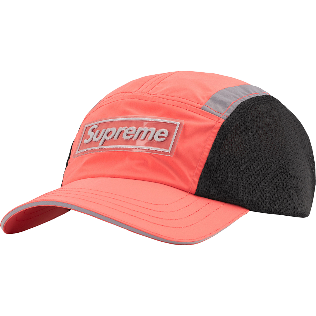 Supreme 138 25SS SIDE MESH CAMP CAP Canvas Light Black Apricot (Red) - Image 10