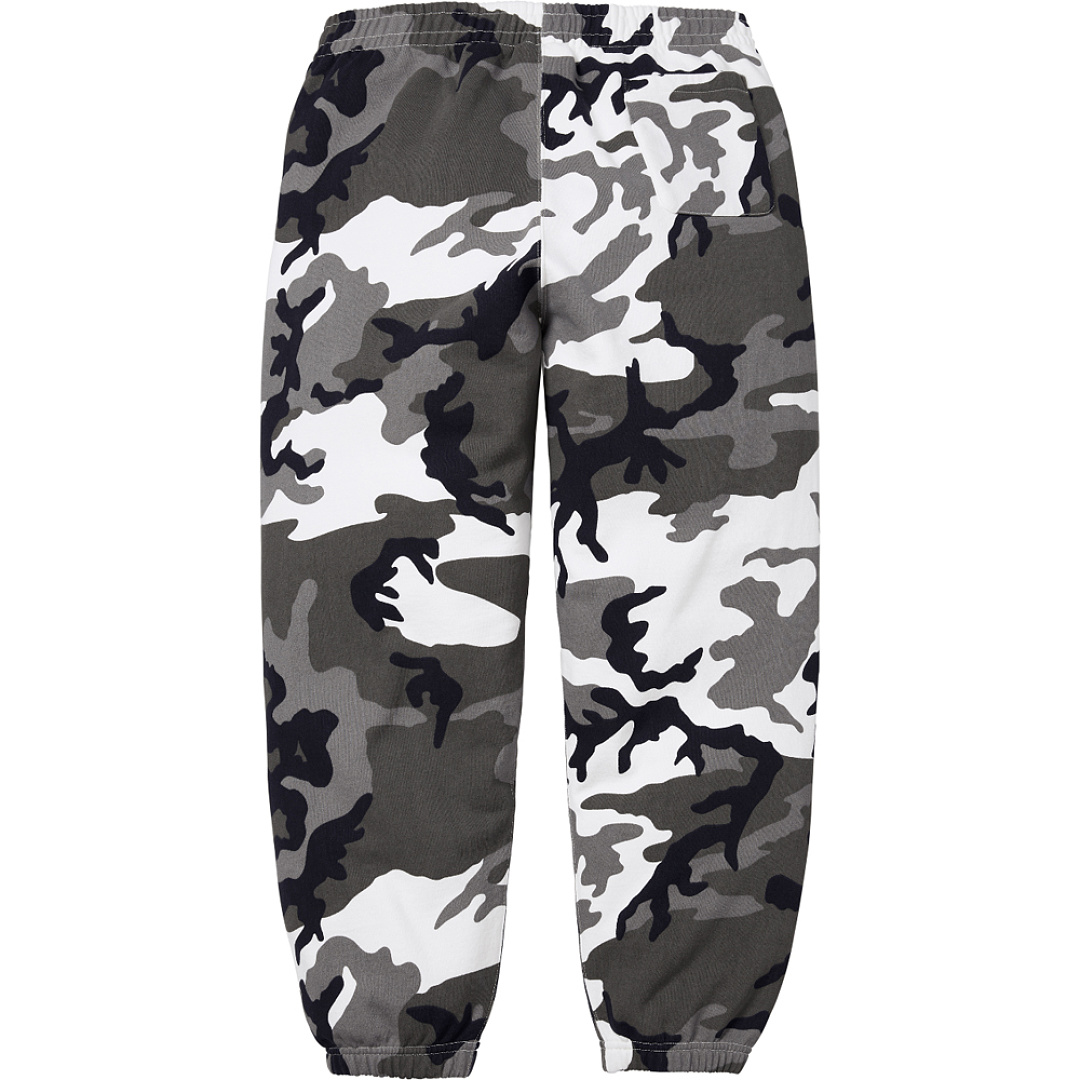 Bape 248 26SS Satin Applique Sweatpant Big Logo Camo Grey Military Green S M L - Image 5