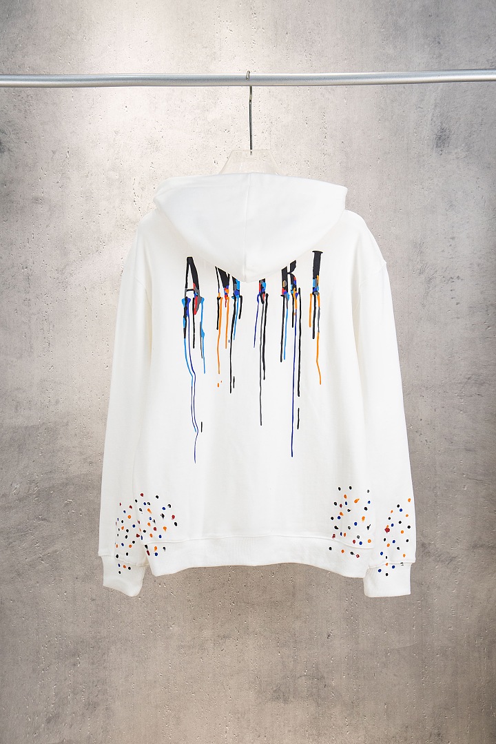 AMIRI 218 Wide Version Model Long Sleeve Black White S M L XL 605# - Image 44