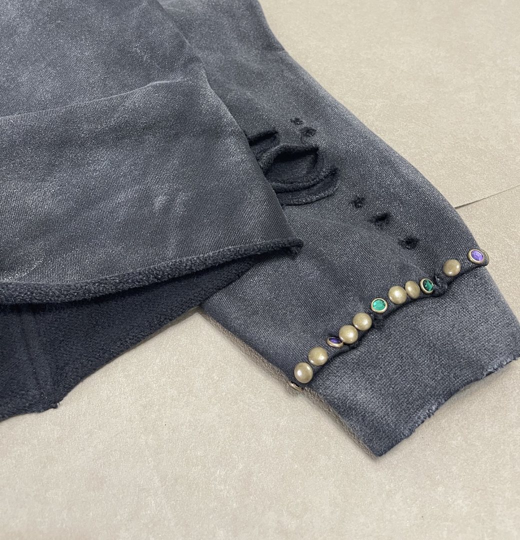 Unbranded 258 SatoshiNakamoto Destructo : Purple Green Washed Black S M L - Image 10