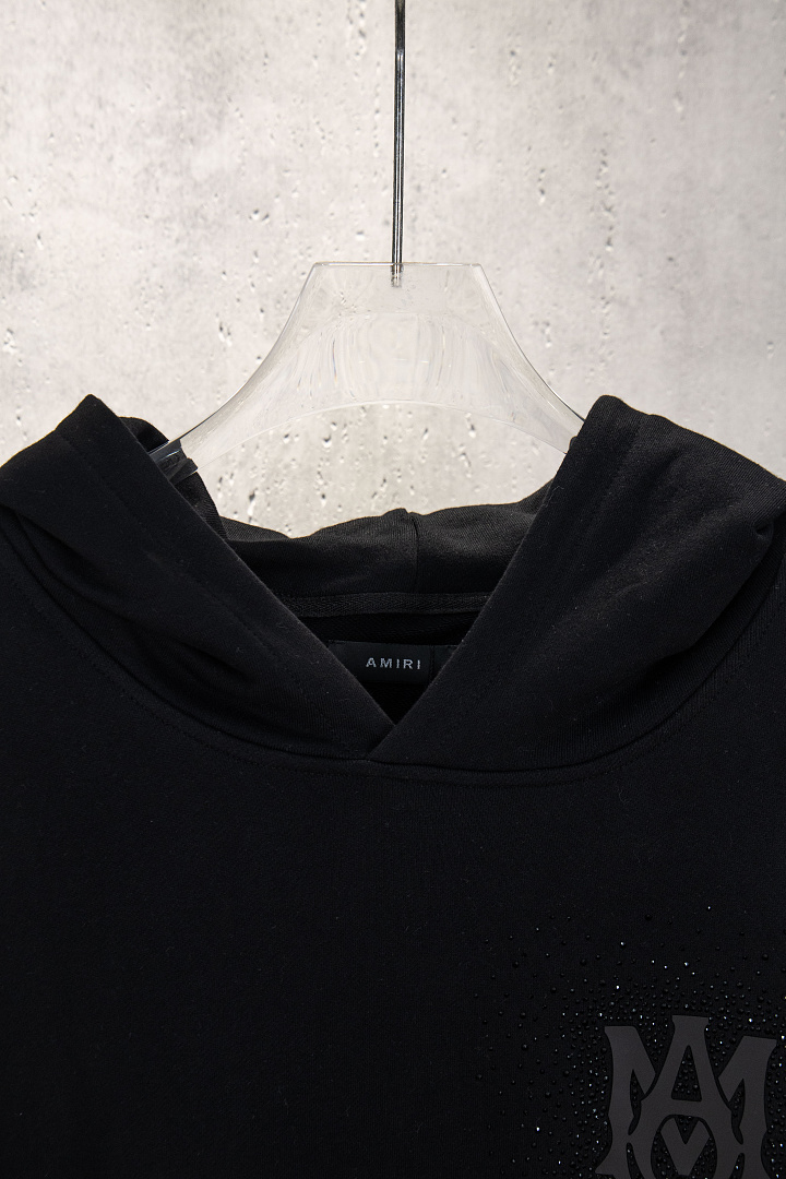 AMIRI 218 Wide Version Model Long Sleeve Black White S M L XL 606# - Image 44