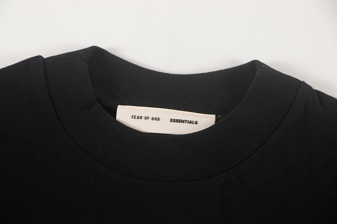 Essentials 118 SS25 Classic Hoodie Label Print Short Sleeve Silk Silver Gum : XS-XL (Grey Brown Oatmeal) - Image 34