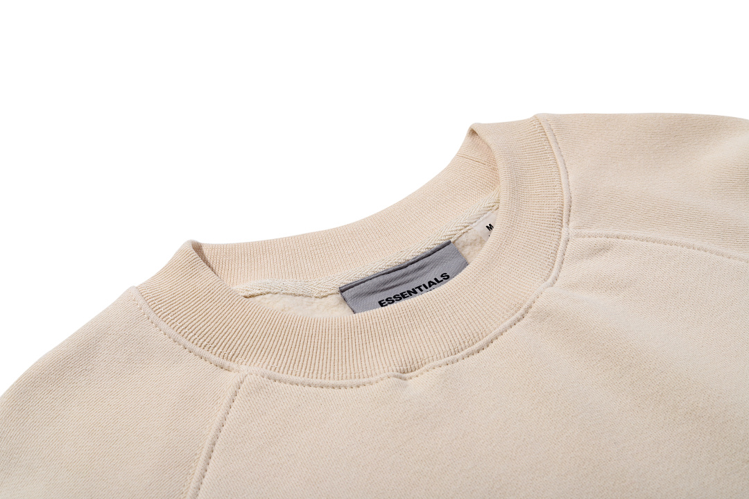 Essentials 98 FEAR OF GOD ESSENTIALS FOG Sleeve LOGO Collar White Blue Light Black Apricot High Grey Camel S-XL 6675# - Image 90