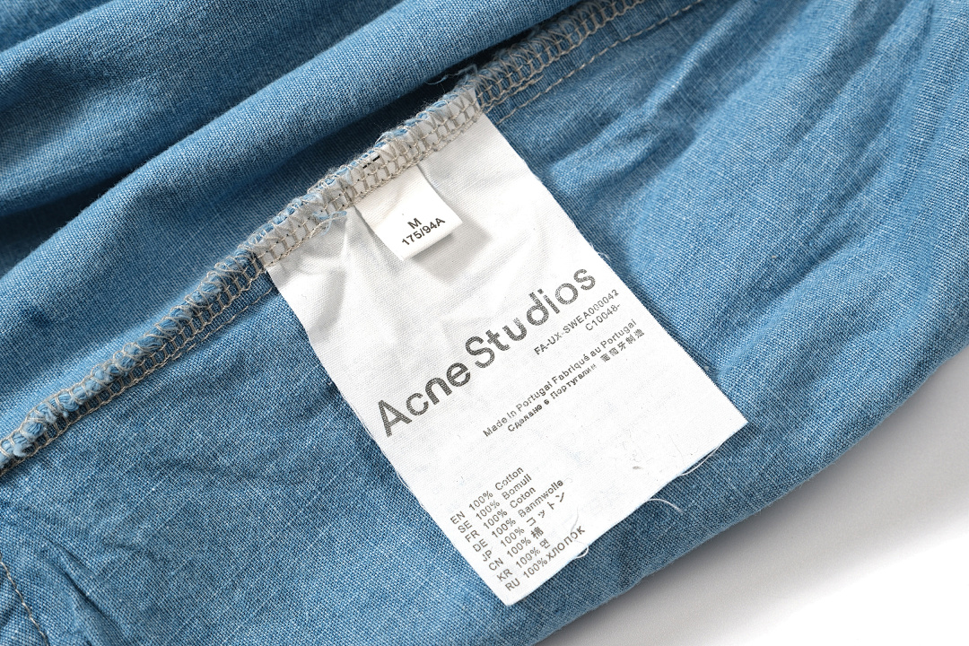 Acne Studios 188 AC Wind Print Short Blue S-XL 7620# - Image 14