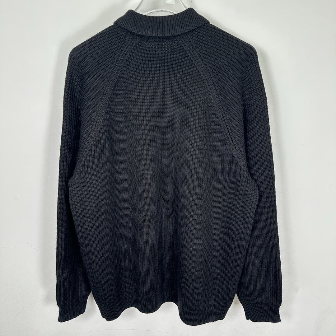 Bape 398 FW25 SMALL BOX POLO SWEATER Embroidered Label Long Sleeve / Fleece Black Pink Camo S-XL - Image 9