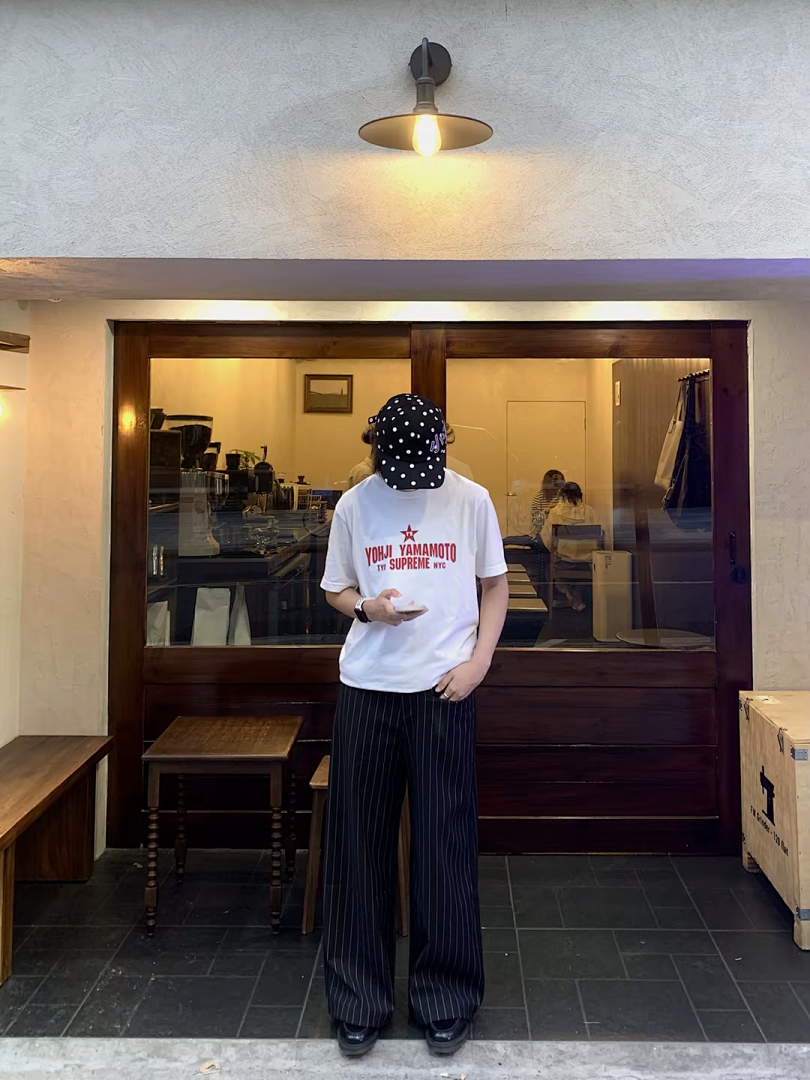 Supreme 128 Star T Mountain Y'S TEE Print Black White S-XL ​ - Image 11