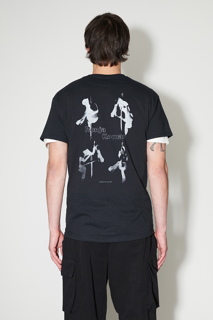 Unbranded 118 OURLEGACY Ronja Print Black Short Sleeve 46 48 50 52 8000# (White T) - Image 40