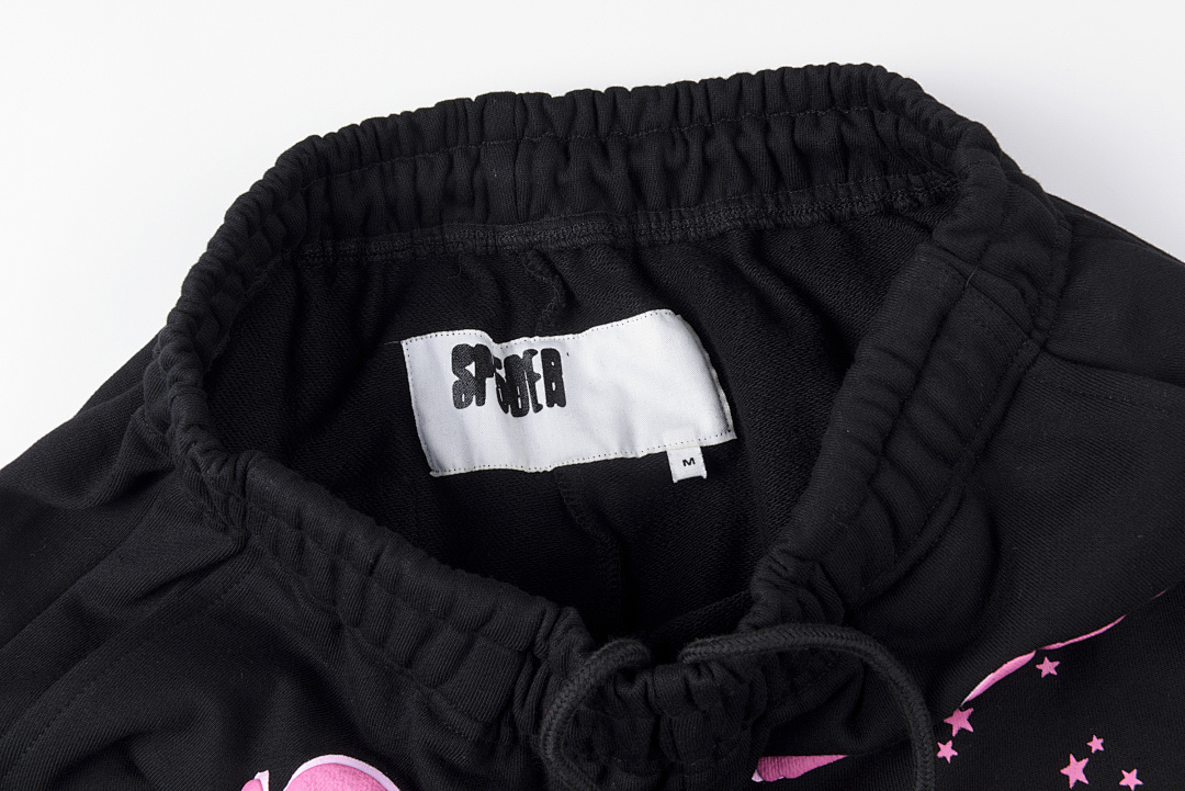 Sp5der 258 Sp5Der 555555 Hoodie Print Mens Womens Long Black S-XL - Image 8