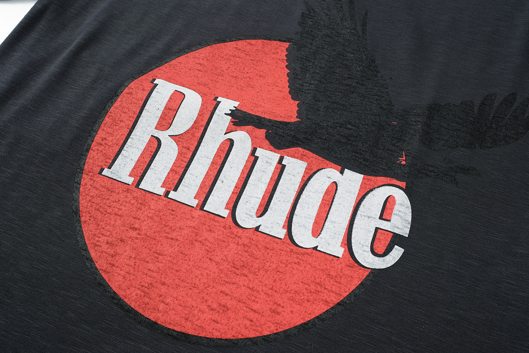Unbranded 118 RHUD Logo Print Short Sleeve T Grey S-XL H8108# - Image 5