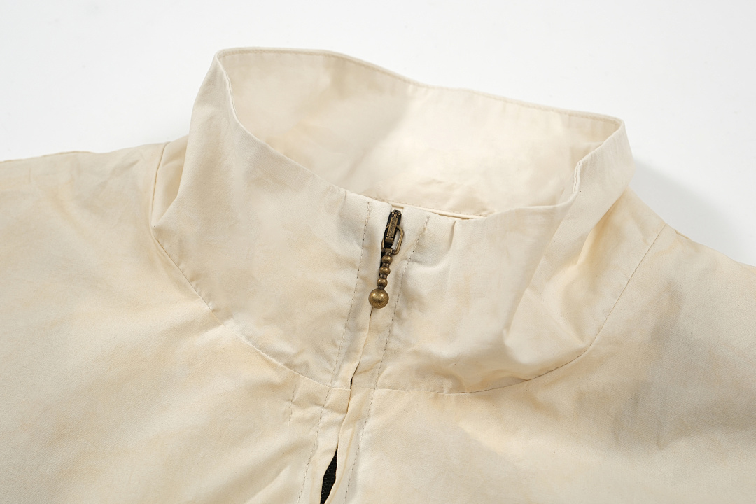 Off-White 288 AC Logo Zipper Jacket Print Wind Black Off White S-XL 3396# - Image 26