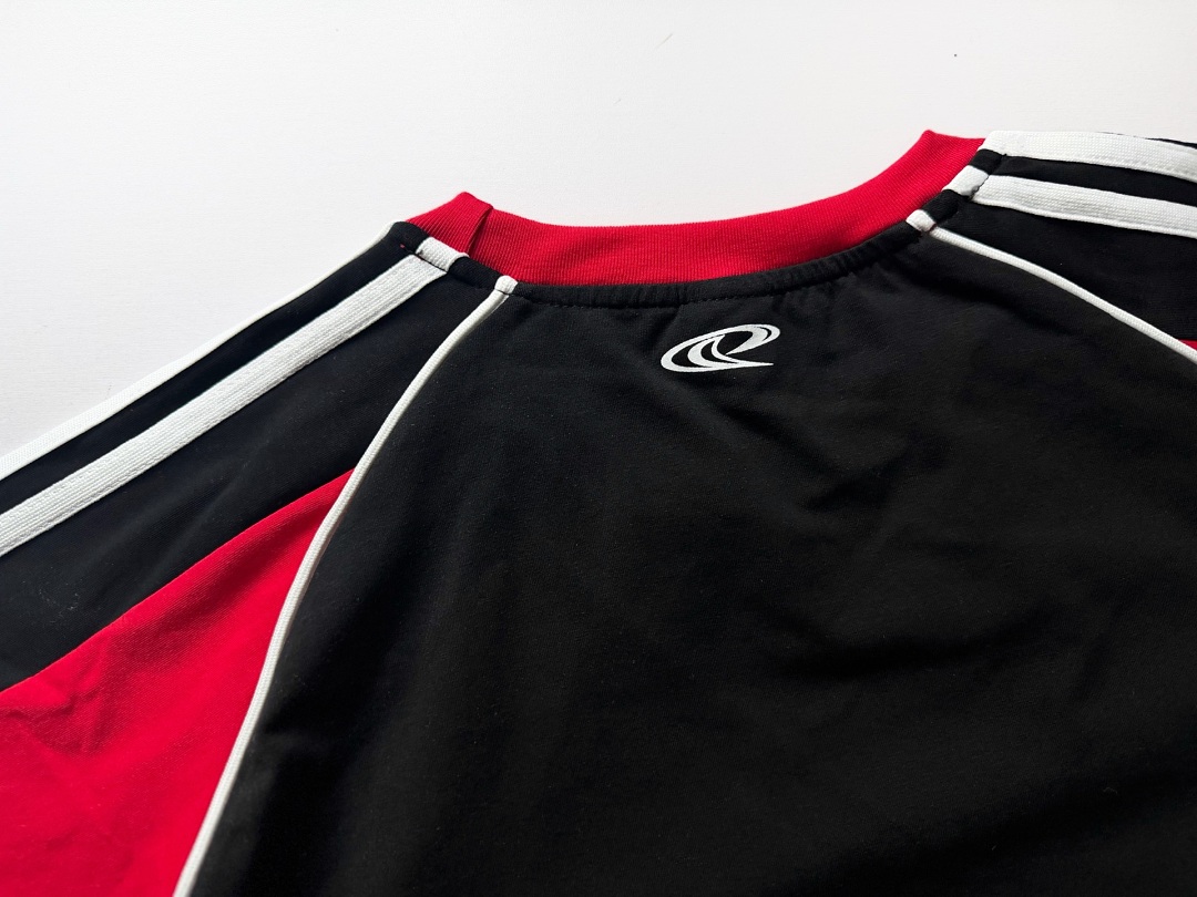 Unbranded 128 Protocol Index T Patchwork Short Sleeve : 1 2 3 (Black) - Image 11