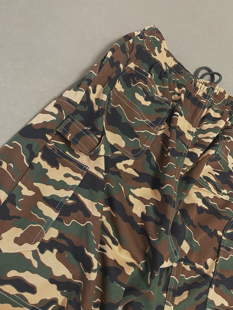 Bape 178 Glitch Woodland Camo Double Wide Version Model Short : S M L - Image 8