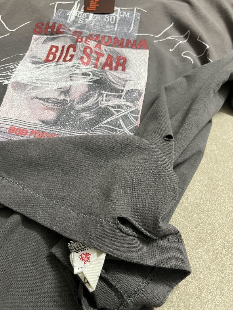 Unbranded 168 Paly Hollywood Star 80 Long Sleeve T-Shirt T : Grey S M L - Image 11