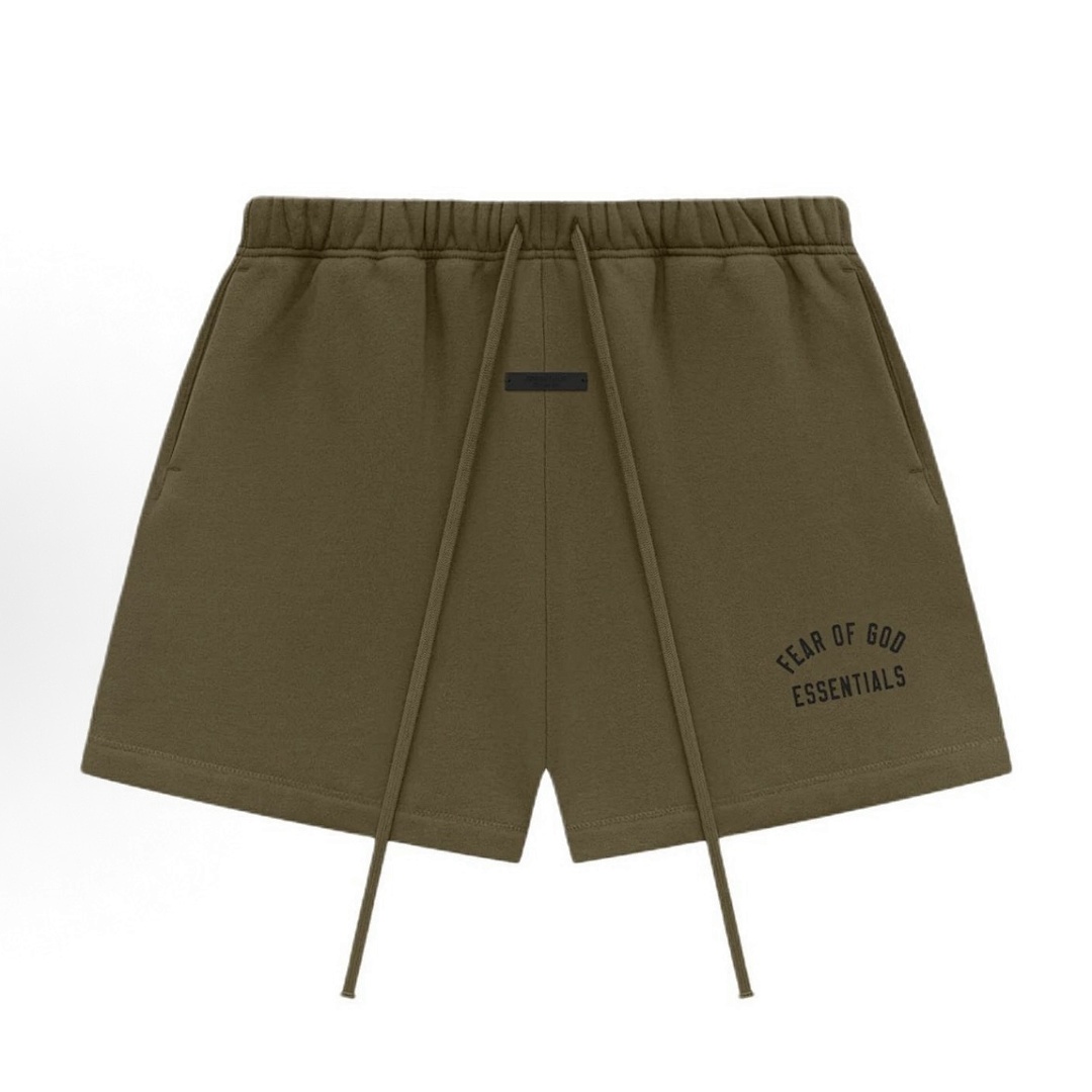 Essentials 148 Ess Fall24 BACK TO SCHOOL Fleece Soccer Short Print Black Green Olive Oatmeal Grey Sea Blue S-XL - Image 94