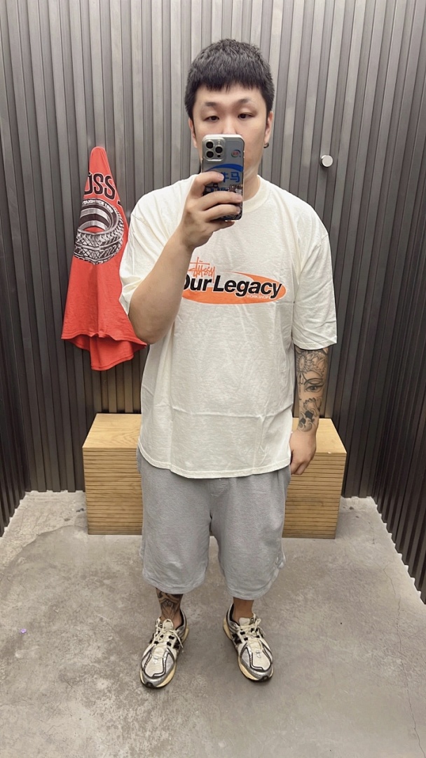 Stussy 128 STU SS25 OUR LEGACY TEE Collab T Print Short Sleeve Black Off White S-XL - Image 31