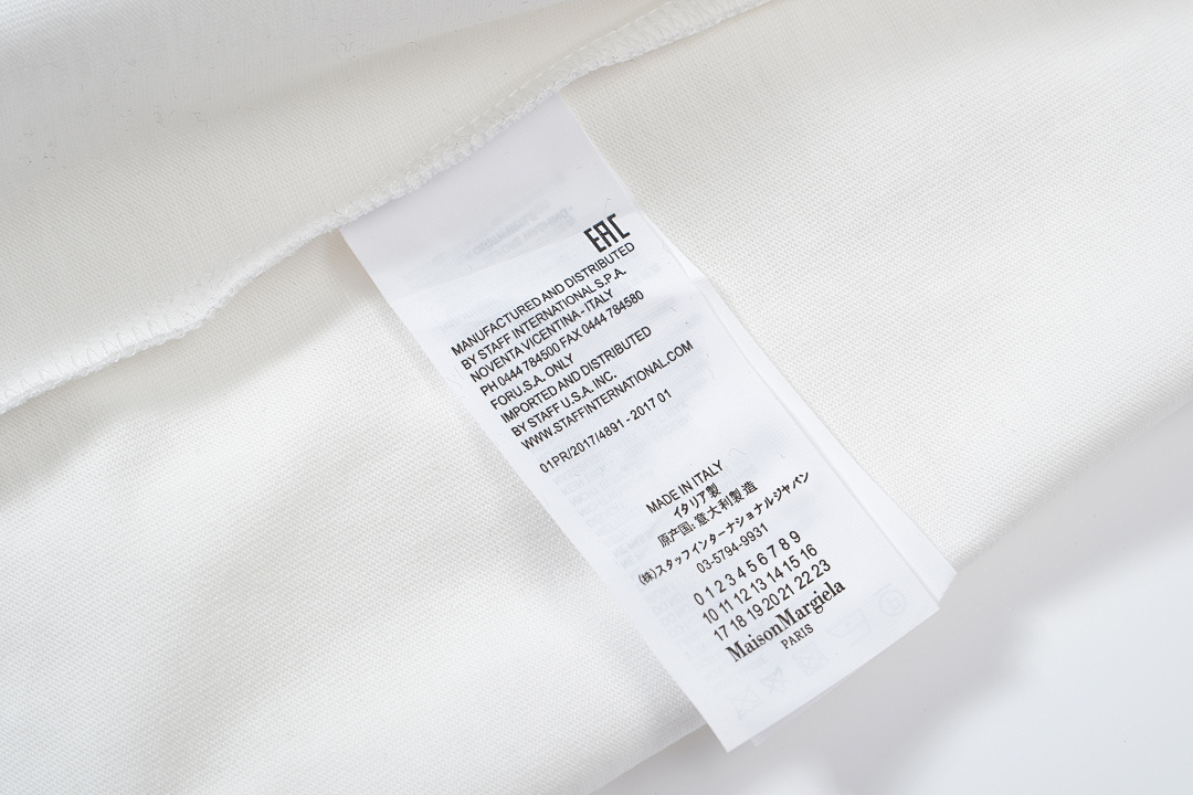 On Running 118 MM6 Maison Margiela LOGO Print Short Sleeve T Black White 46 48 50 52 3972# - Image 31