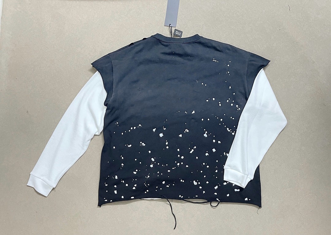 Off-White 148 SATOSHI NAKAMOTO Long Sleeve : Off White Washed Black S M L - Image 23