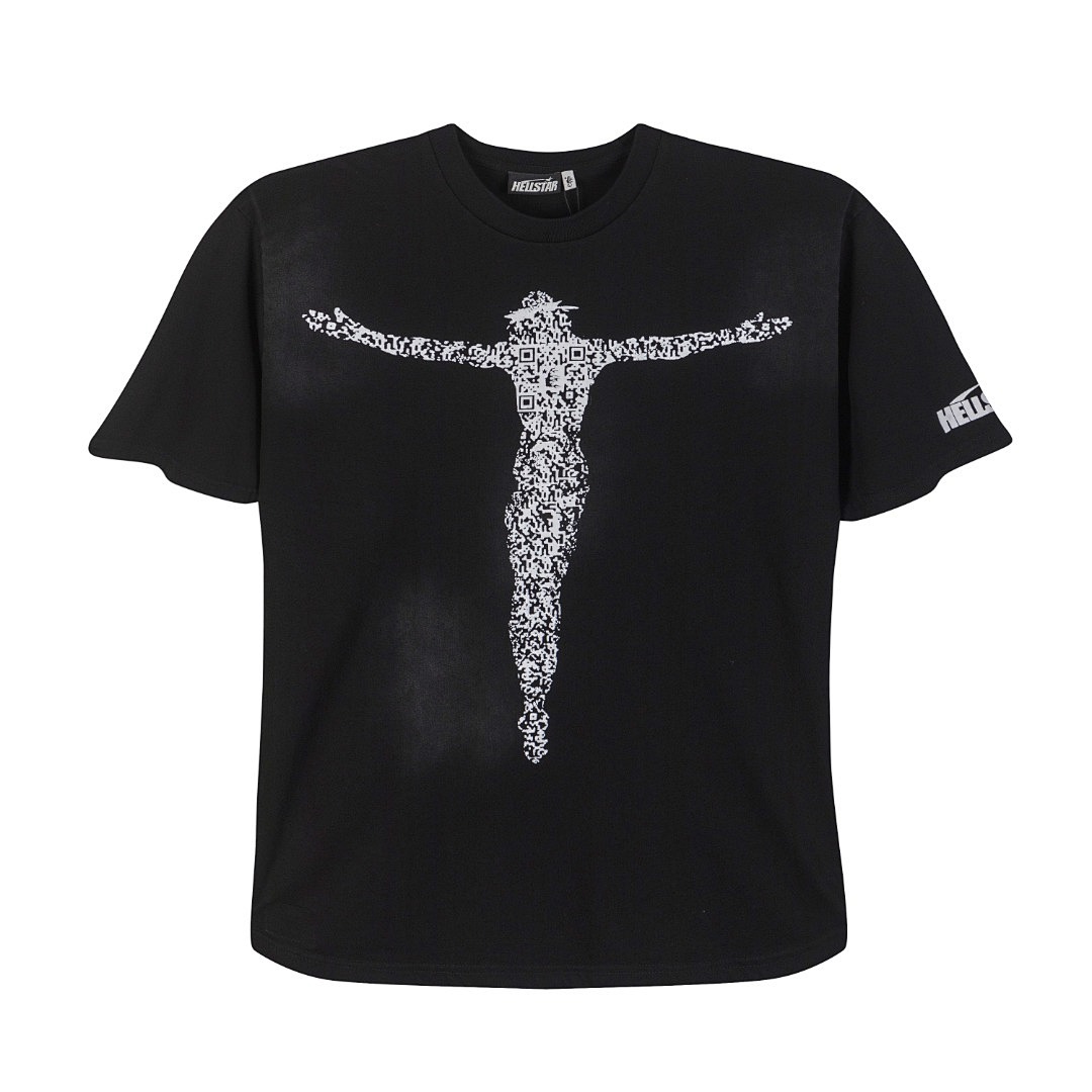 Hellstar 138 Hellstar Brain Print T Solid Cotton Short Sleeve Water Black S-M-L-XL - Image 3