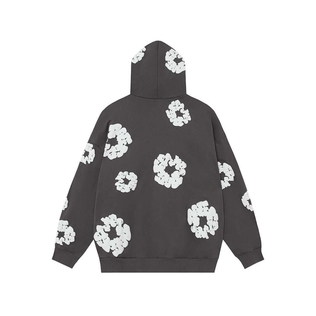Unbranded 218 DENIM TEARS Cotton Floral Print Black Grey Blue Green Purple Red Orange Color Pink White Sky Coffee S-XL 6688# - Image 28