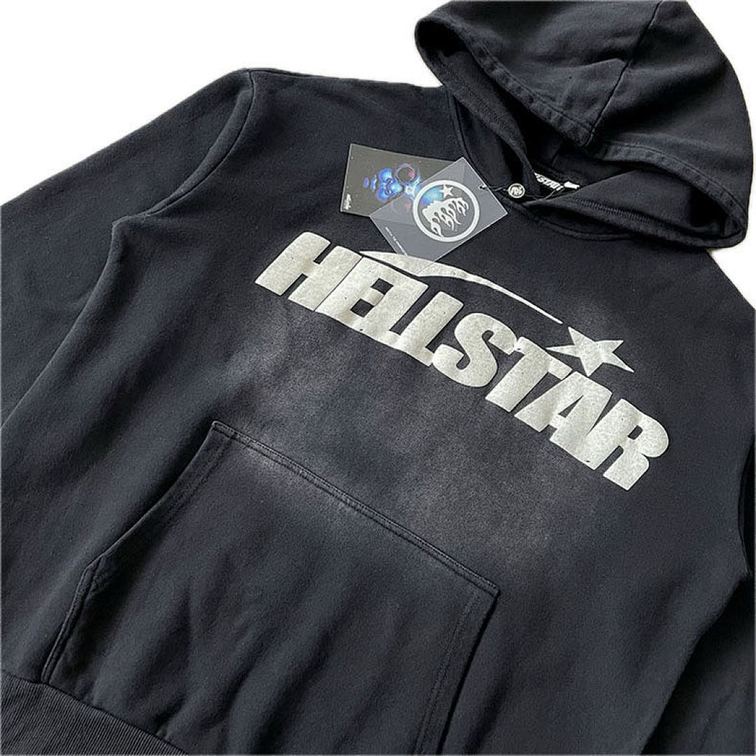 Hellstar 258 Hellstar Studios Uniform Hoodie Pants Big Logo Water Black S-M-L-XL - Image 5