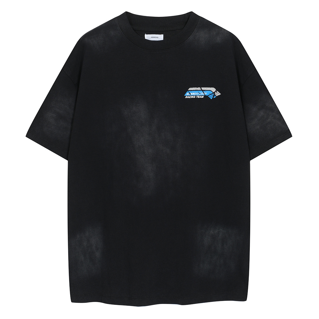 On Running 128 NONNOD Print Short Sleeve T Black 1 2 3 3437# - Image 3