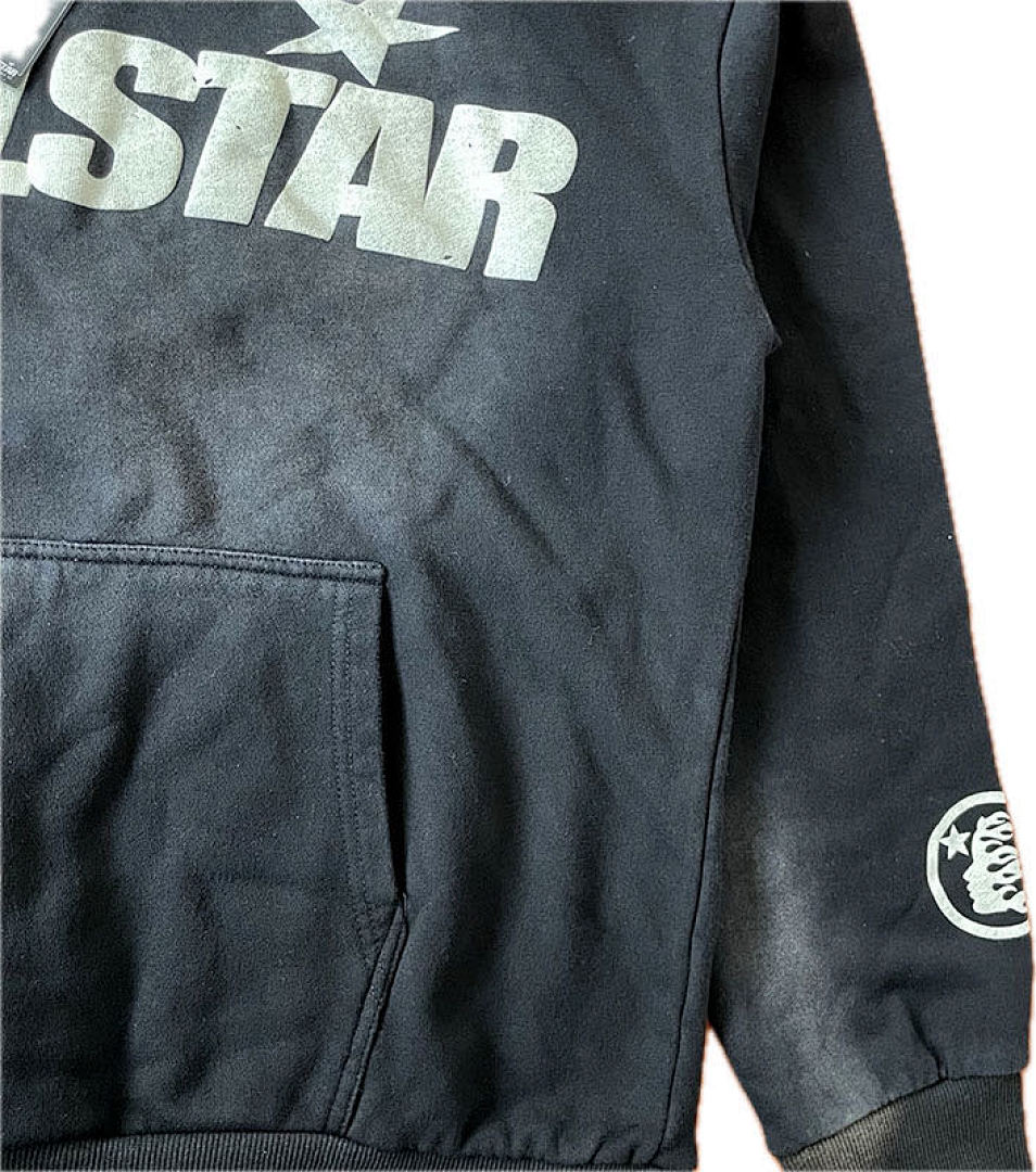 Hellstar 258 Hellstar Studios Uniform Hoodie Pants Big Logo Water Black S-M-L-XL - Image 7