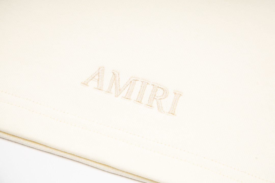 AMIRI 148 Logo Print Short Black Grey Cream Apricot S M L XL 9942# - Image 25