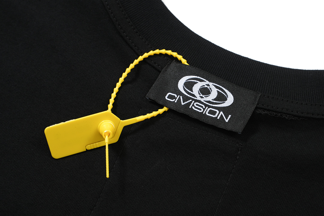 On Running 108 CIVISION By CSC Embroidered LOGO Label Short Sleeve T Black 1 2 3 3410# - Image 13